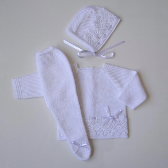 Baby Unisex knit set NEW - Picture 2 of 2